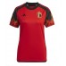 Belgien Replika Hemma matchkläder Dam VM 2022 Korta ärmar